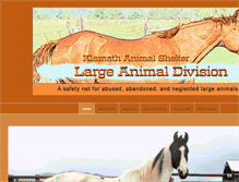 Tablet Screenshot of klamathlargeanimals.org